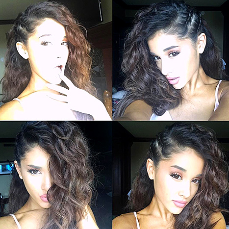Ariana Grande Displays A Head Full Of Her Real Curls