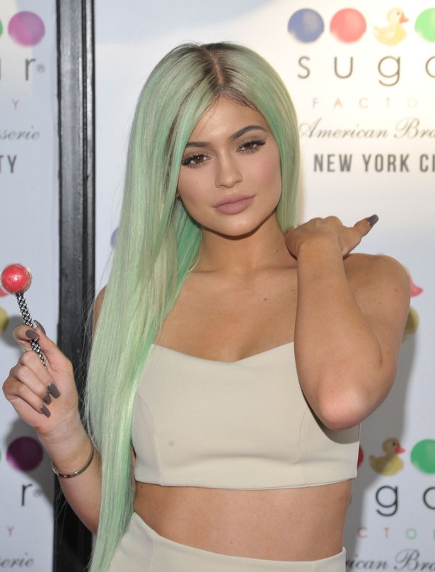 Kylie Jenner Mixes Things Up With Mint Green Hair Color