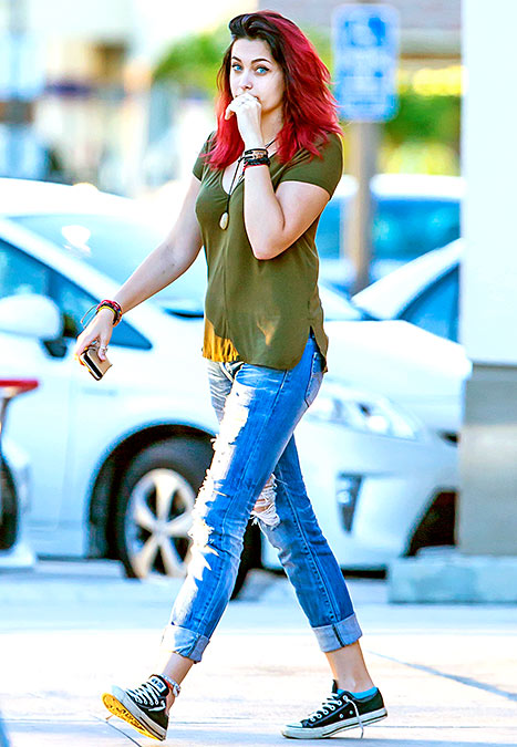 Paris Jackson Dyes Her Hair Red Just In Time For Fall!